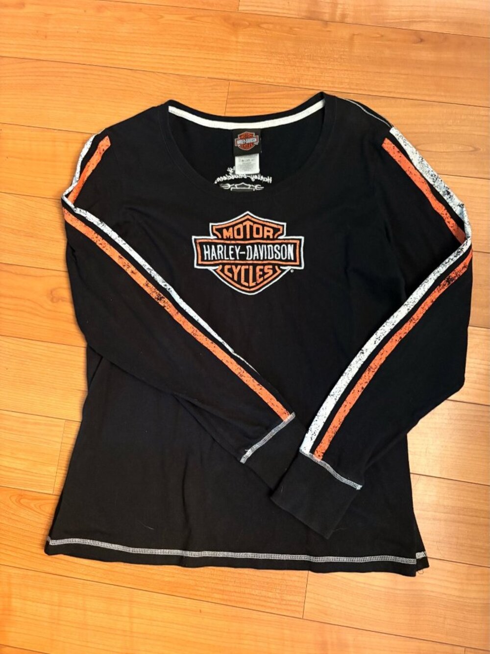 Harley-Davidson Old Glory Laurel MD Long Sleeve Graphic Tee XL